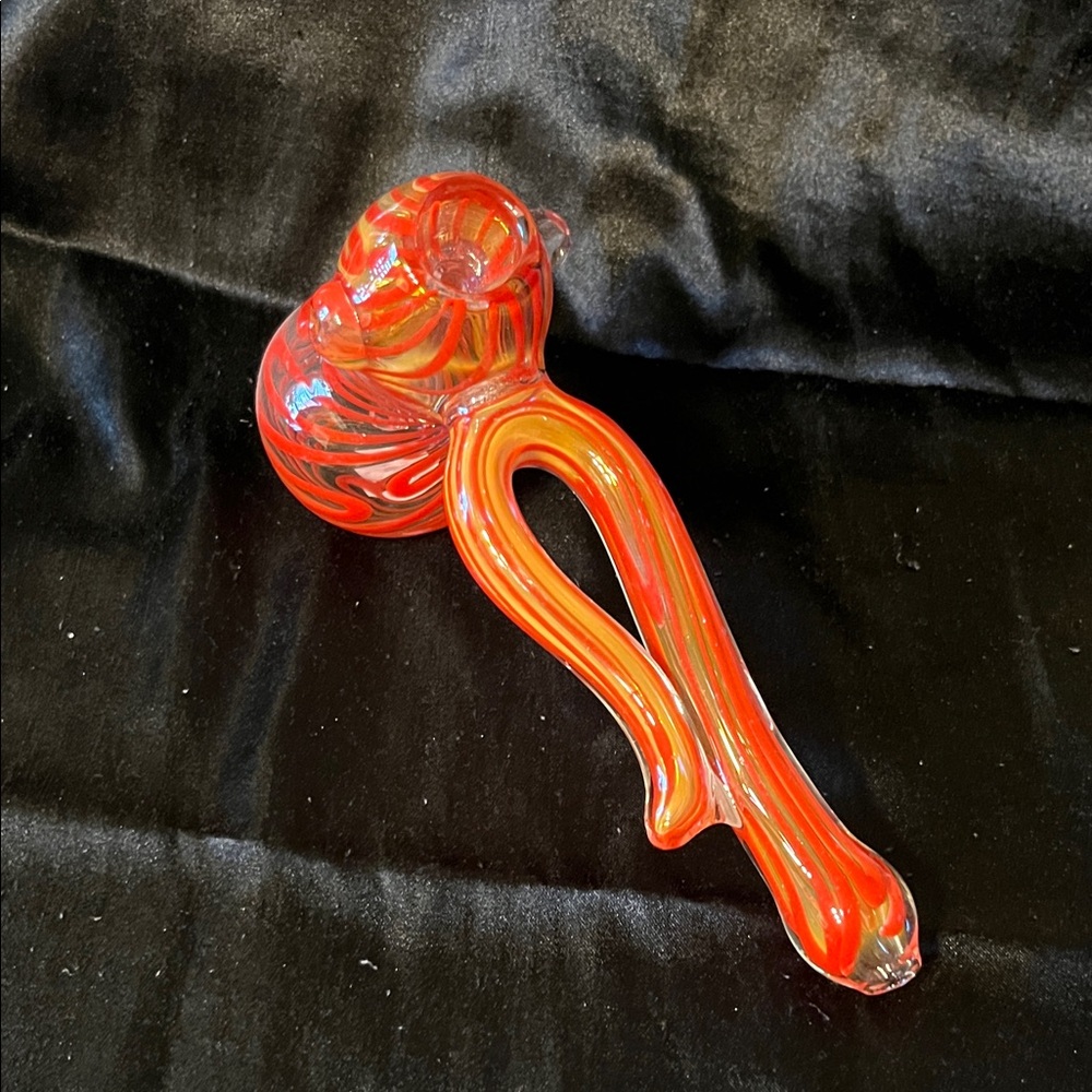 Vibrant Red Glass Accessory